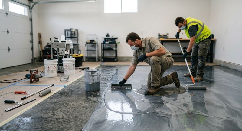 Concrete Floor Coating Service in Winston Salem, NC