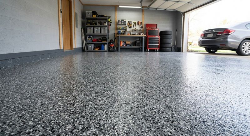 Epoxy Garage Flooring Installation in Winston Salem, NC