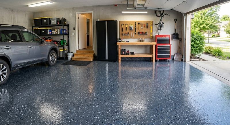 Epoxy Garage Flooring Installation in Charlotte, NC