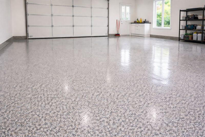 Epoxy Garage Flooring Installation in Loudoun County, VA