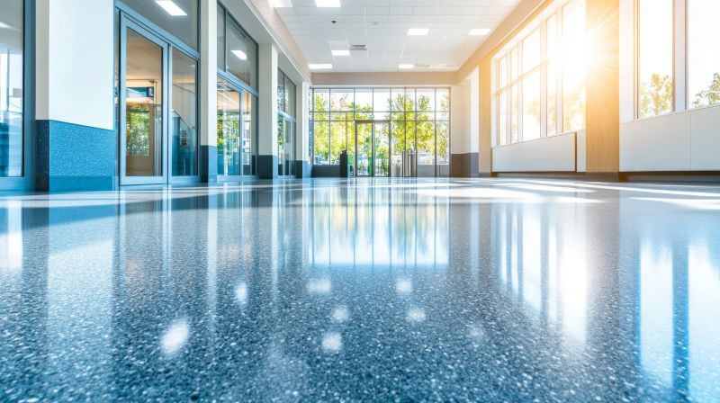 Commercial Epoxy Floor Service detail