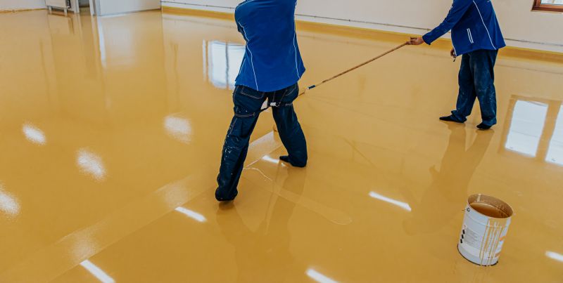 Commercial Epoxy Floor Service detail