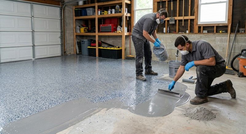 Garage Concrete Coating in Loudoun County, VA