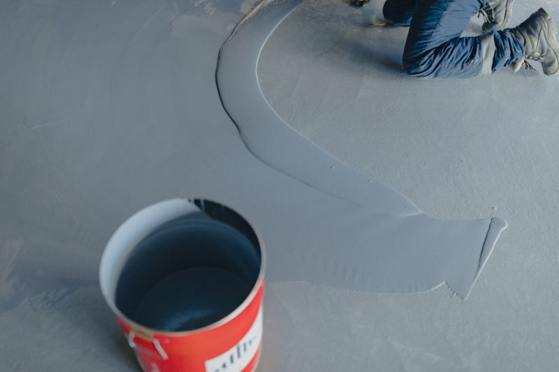 Speckled Garage Floor Painting in Fairfax, VA